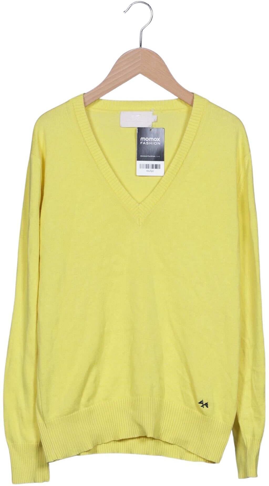 Burberry Damen Pullover, Gelb, Gr. M, Baumwolle - Second Hand
