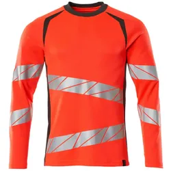 Warnschutz Langarmshirt "ACCELERATE SAFE" UV-Schutz - XL - rot/dunkelanthrazit