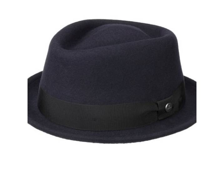 Chapeaux en feutre de laine de station indépendante pour hommes et femmes, chapeau en feutre, ourlet supérieur gemme, mode tout match