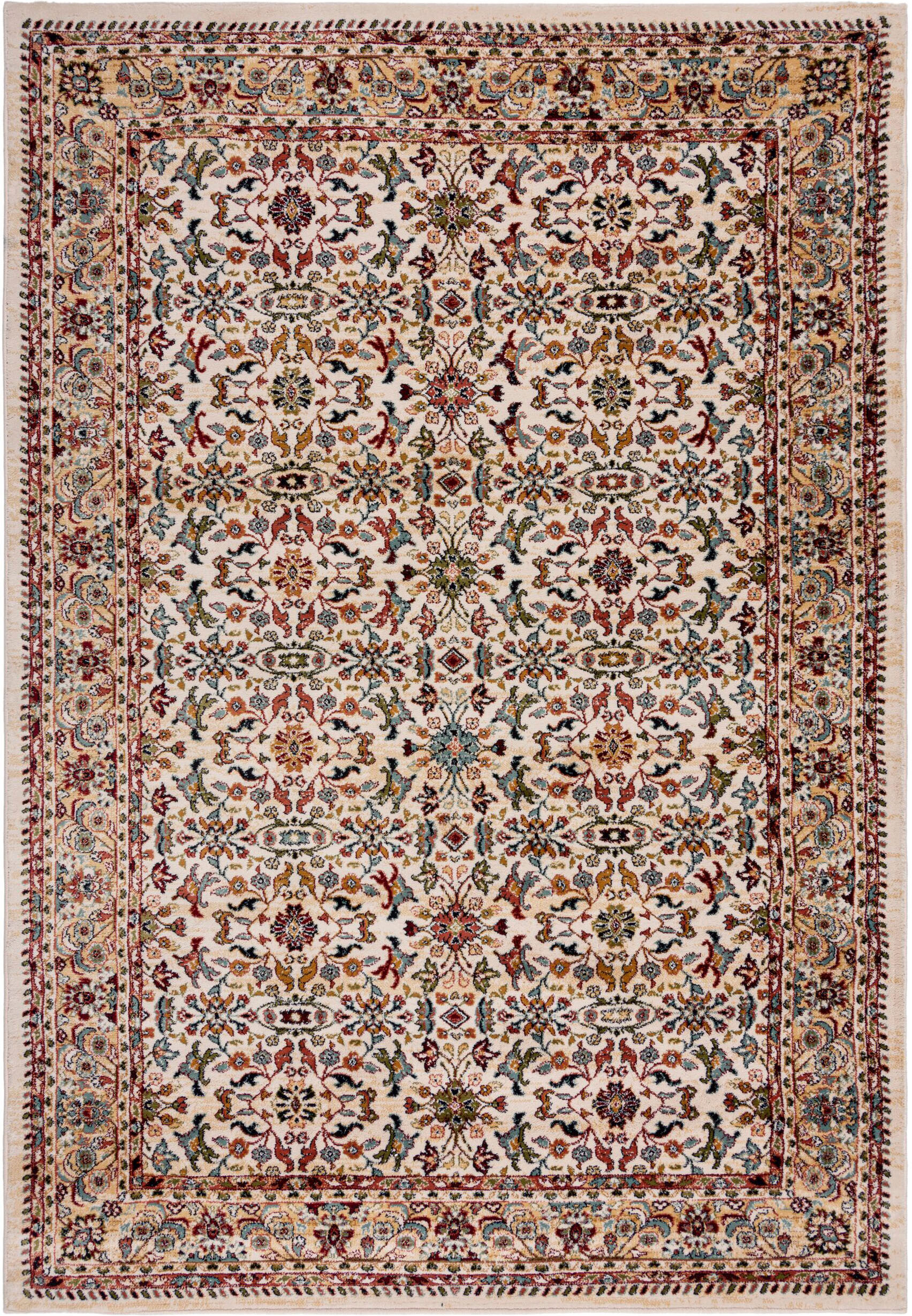 Teppich FLAIR RUGS "Sandford", beige (natur), B:120cm H:12mm L:170cm, Kunstfaser, Teppiche, Teppich, Sandford Vintage gemusterter Teppich