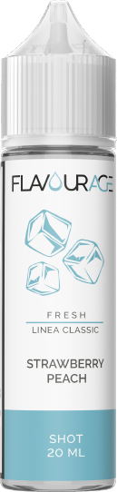Flavourage Strawberry Peach Liquido Shot 20ml Fragola Pesca Ghiaccio