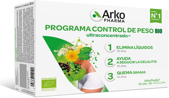 Arkopharma Arkofluid Bio Weight Control Program 30 Ampoules x 10 ml