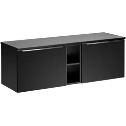 WASCHTISCHUNTERSCHRANK 140cm Eros Schwarz