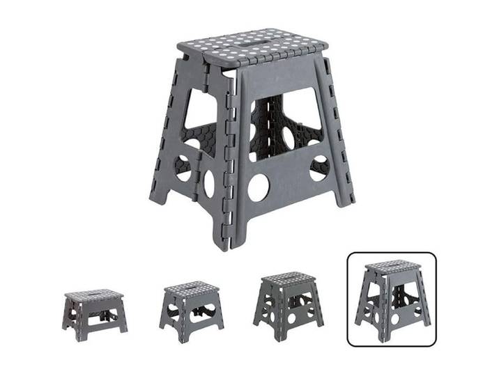 Tabouret pliant / marchepied - AUTREMENT - Multiusage - 39 cm - Supporte 150 kg - Pliable avec poignée