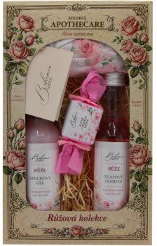 Bohemia Gifts Apothecare Rose coffret para banho . Apothecare Rose