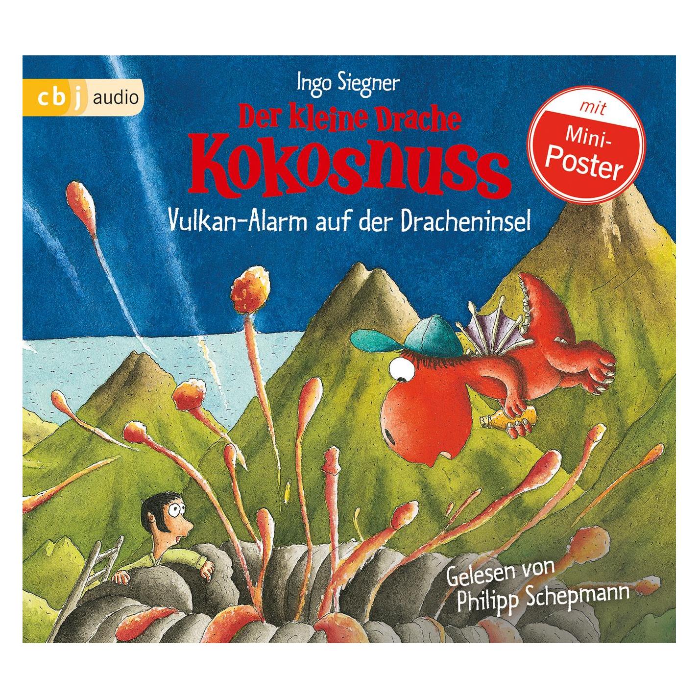 Edel Der kleine Drache Kokosnuss - Vulkan-Alarm auf der Dracheninsel (Ingo Siegner, Philipp Schepmann, Deutsch) (8371-3327-1)