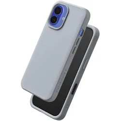 RhinoShield Coque Solidx Iphone 16 (Gris Argent) (Apple iPhone 16), Smartphone Hülle, Grau