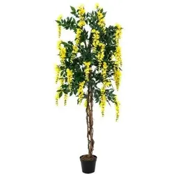 Europalms, Kunstpflanzen, Goldregenbaum, Kunstpflanze, gelb, 180cm (180 cm)