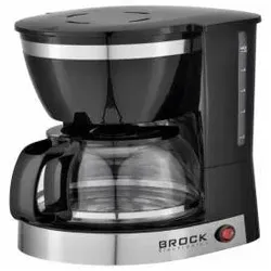 Brock Electronics Ekspres przelewowy Brock Kafijas automāts 1.25L BROCK CM 1255 BK 800 W CM 1255 BK (4752131003783), Zubehör Kaffeemaschinen, Schwarz, Silber