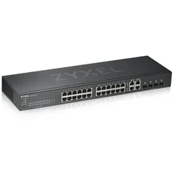 ZyXEL GS1920-24v2 - Switch - Smart - 24 x 10/100/1000 + 4 x Kombi-Gigabit-SFP