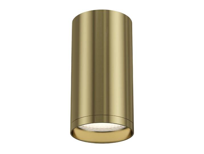 Plafonnier Focus S - Type I Ø 5cm Laiton Aluminium GU10