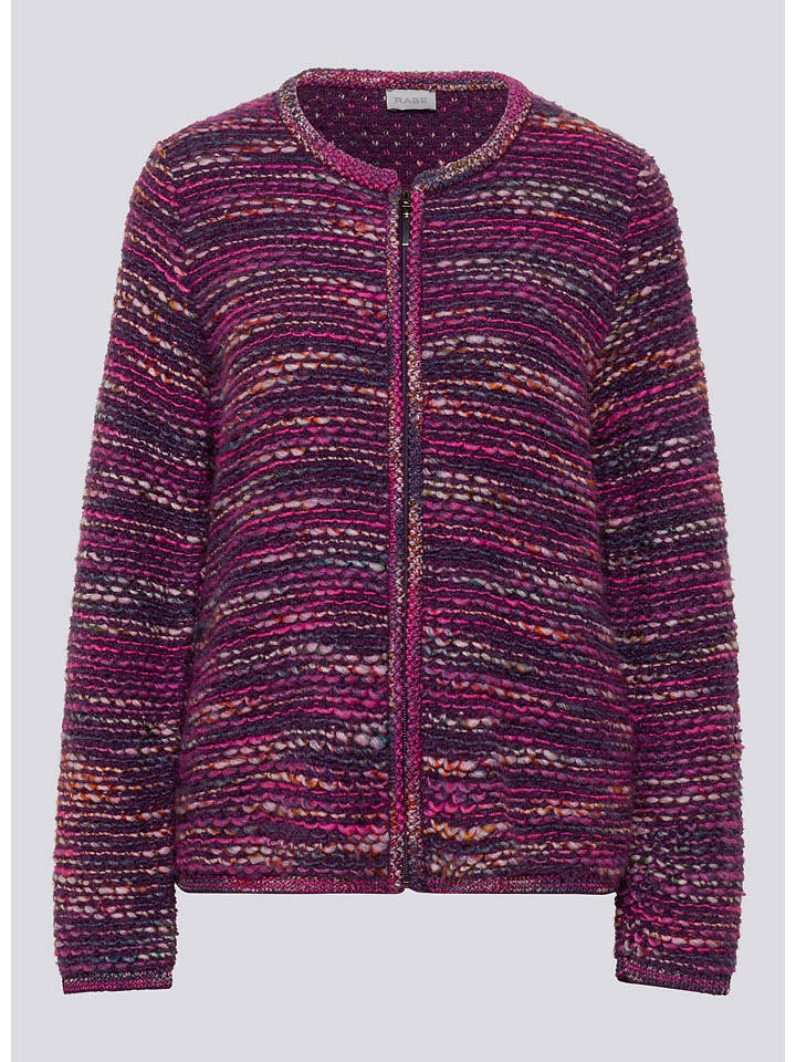 Rabe Cardigan in Aubergine - 50