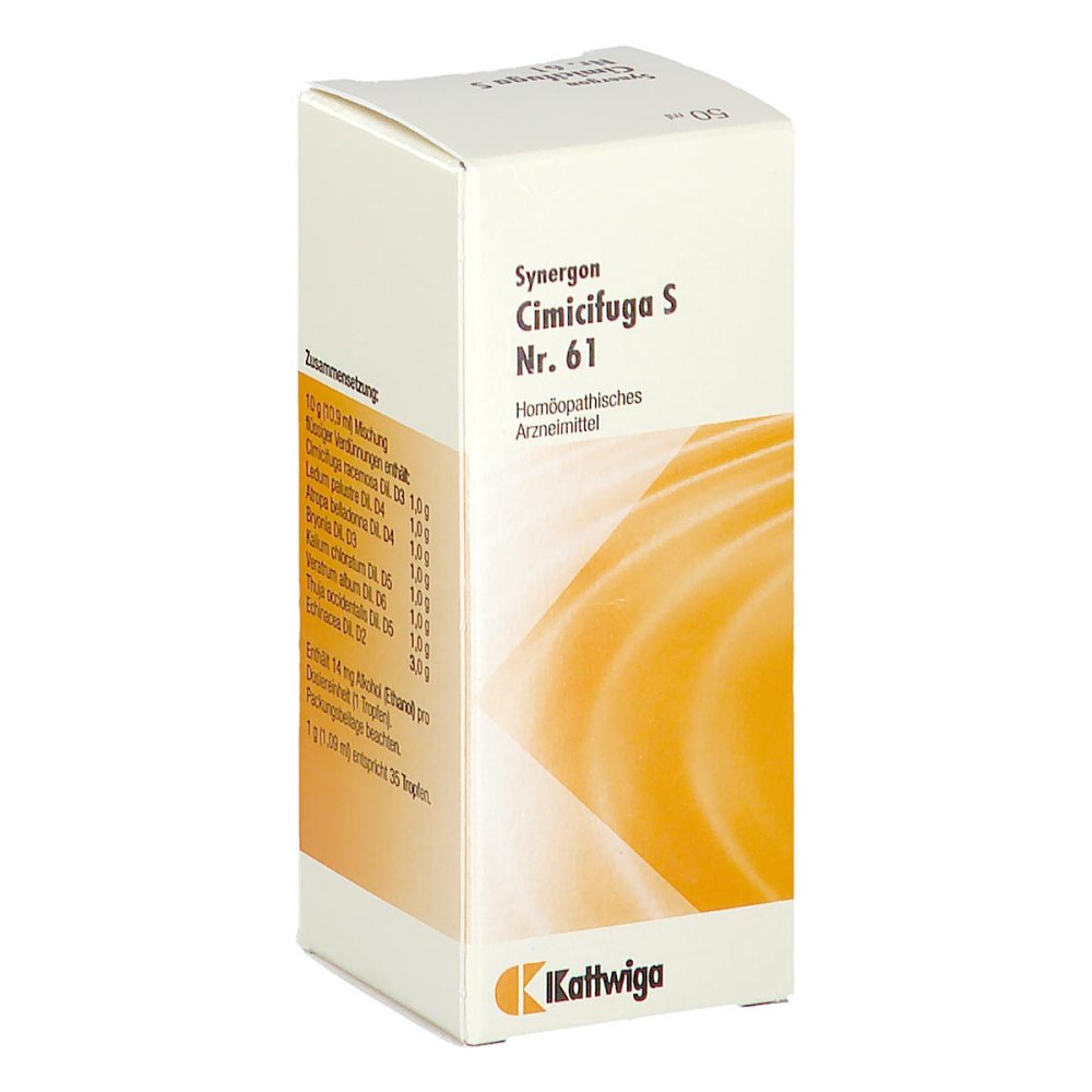 Kattwiga Arzneimittel GmbH Synergon Komplex 61 Cimicifuga S Tropfen 19874641