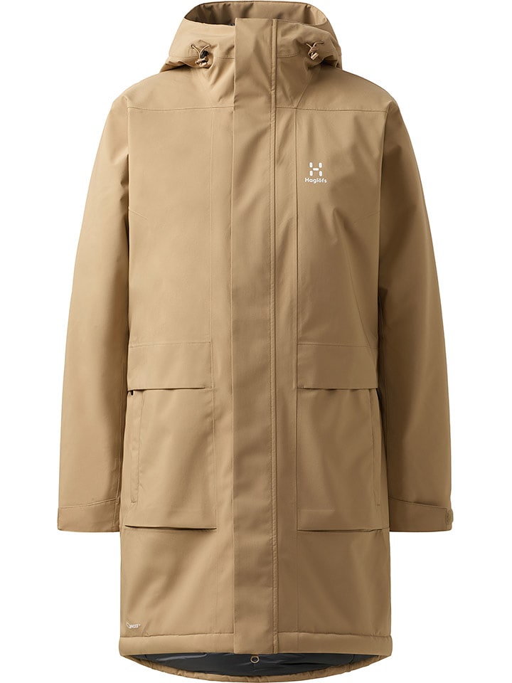 Haglöfs Funktionsparka "Salix Proof Mimic II" in Camel - XS