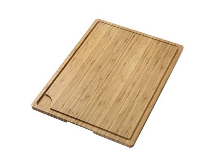 GarveeHome Bambus-Schneidebretter, 61 x 45,7 cm, extra großes Holz-Schneidebrett für die Küche mit Saftrille und Griffen, wendbares Serviertablett für Charcuteries