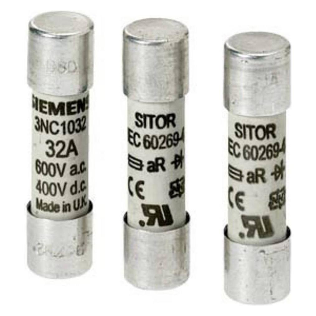 Siemens SITOR-Zylindersicherung 10x38mm 12A 600V (12 A) (3NC1012)