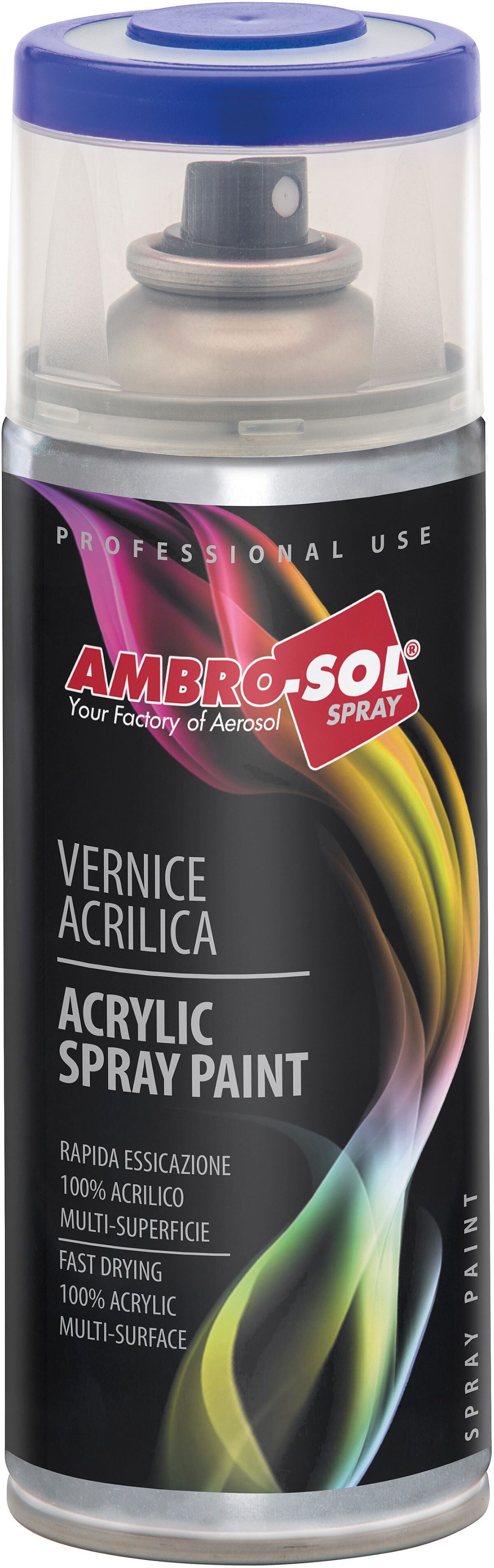 Ambrosol SMALTO SPRAY  RAL 7035 400 ml ACRILICO GRIGIO CHIARO 5 m² CON 1 l