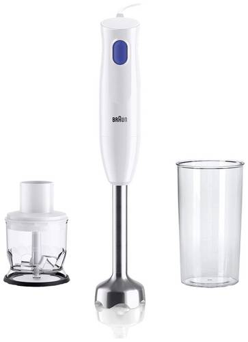 Braun HB101AI-MQ10.201MWH Stabmixer 450W BPA-frei, mit Zerkleinereraufsatz Weiß