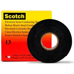 3M, Klebeband, Isolierband Scotch 13 Schwarz (19 mm)