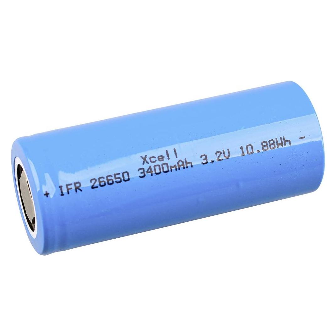 XCell Spezial-Akku 26650 Li-Ion 3.2 V 3400 mAh (1 Stk., 26650, 3400 mAh) (150879)