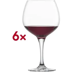 Zwiesel Glas 6x Burgunderpokal Rotweinglas »Mondial« 610 ml transparent, 19.5 cm