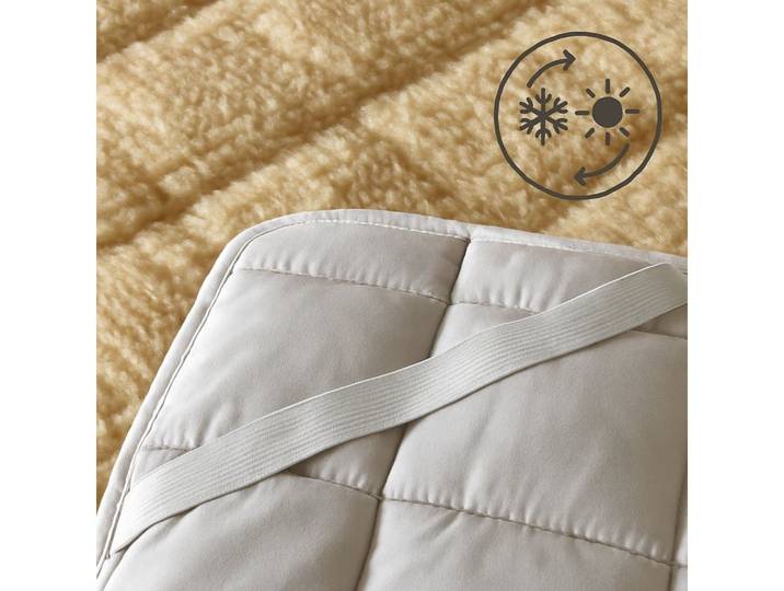 Matratzenauflage Nature Lammflor Unterbett Wende-Matratzenauflage TRAUMSCHLAF
