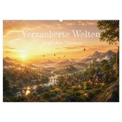 Verzauberte Welten Magie zum Träumen (Wandkalender 2027 DIN A2 quer), CALVENDO Monatskalender