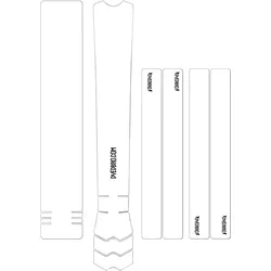 DYEDBRO Rahmenschutz Set | clear glitzernd