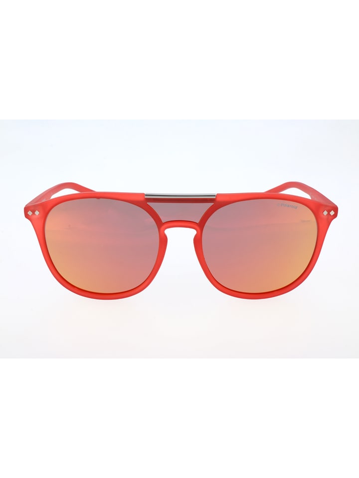Polaroid Herren-Sonnenbrille in Orange/ Gelb-Grün - onesize