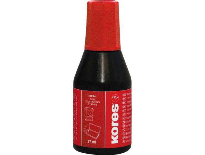 Kores SF71328 stempelkleur, inhoud: 27 ml, rood