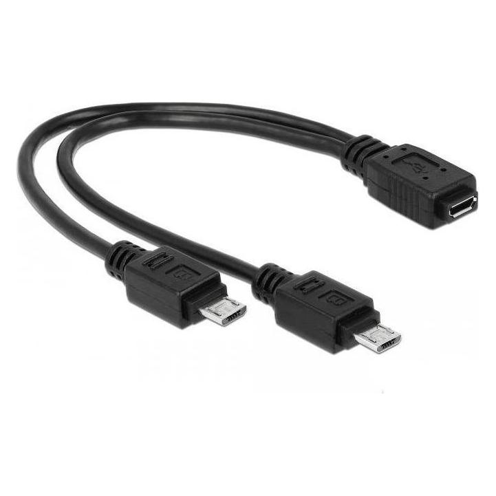 Delock USB Micro B - USB Micro B (0.20 m, USB 2.0) (65440)