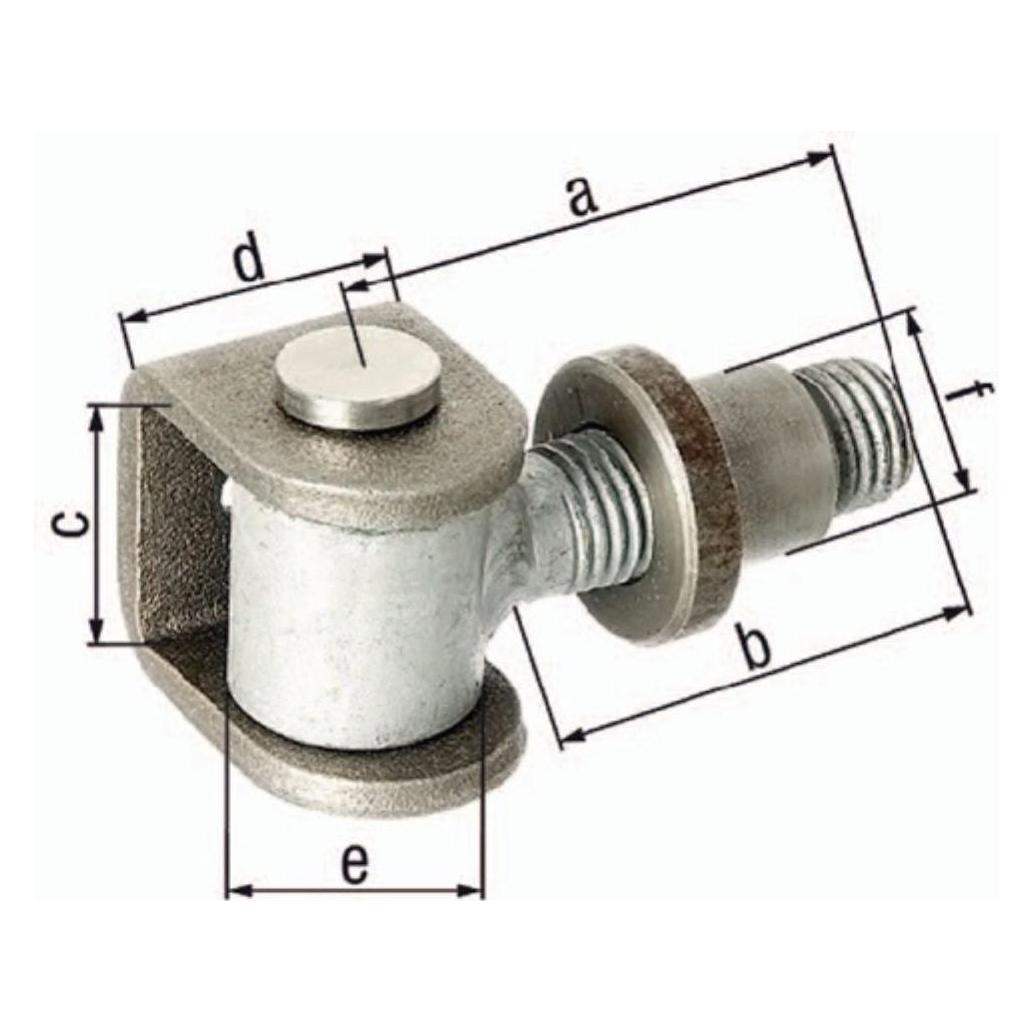 GAH Torband 72x50x44x35mm Stahl roh (418328)