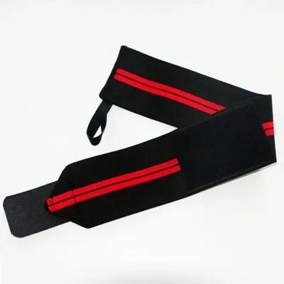 Multisell Products Hub Elastic Wristband Wrist Fixers For Powerlifting, Adjustable Wrist Straps For Men And Women red