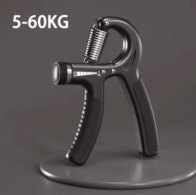 Inspire Curations GripMax Pro Adjustable Hand Grip Strengthener 5100KG Forearm & Rehab Trainer basic black