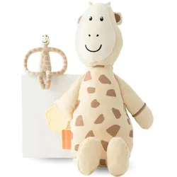 Matchstick Monkey, Beissring, Geschenkset? Beissring & Plüschtier mit Beissapplikation (3 Monate)