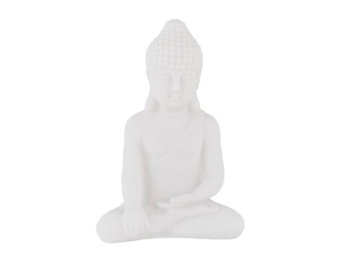 Buddha Figur 17cm Weiss