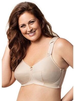 Plus Size Women's Simple Curves Softcup Bra 1505 by Elila in Nude (Size 44 N)