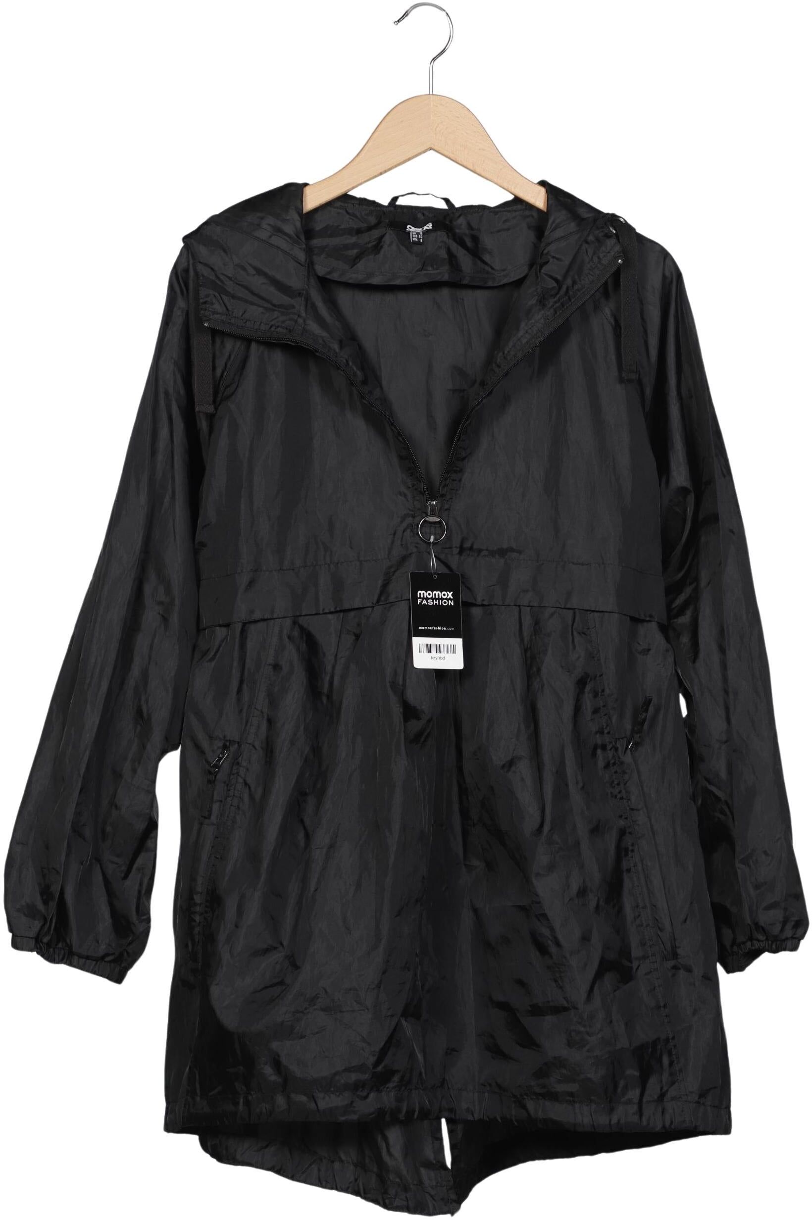 asos Damen Mantel, Schwarz, Gr. EU 40, Synthetik - Second Hand
