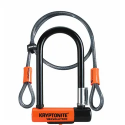 KRYPTONITE Bügelschloss Evolution Mini-7 mit Kabel