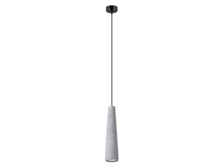 SOLLUX lighting - Suspension Luminaire Electra - Plafonnier - Suspension Élégante - Longue Durée de Vie - Design Attrayant - Matériau Béton - GU10\, 1x max 10W LED\, ~230V\, 50Hz - Gris