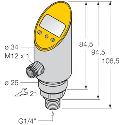Turck Drucksensor PS040V3042UPN8XH1141