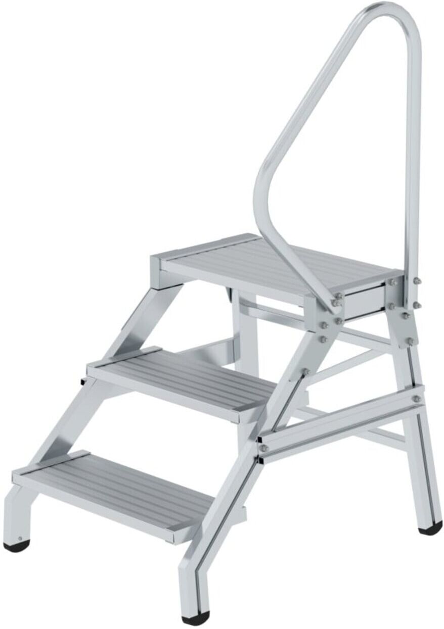 MUNK Aluminium-Montagetritt starr Handlauf 3 Stufen (050179)