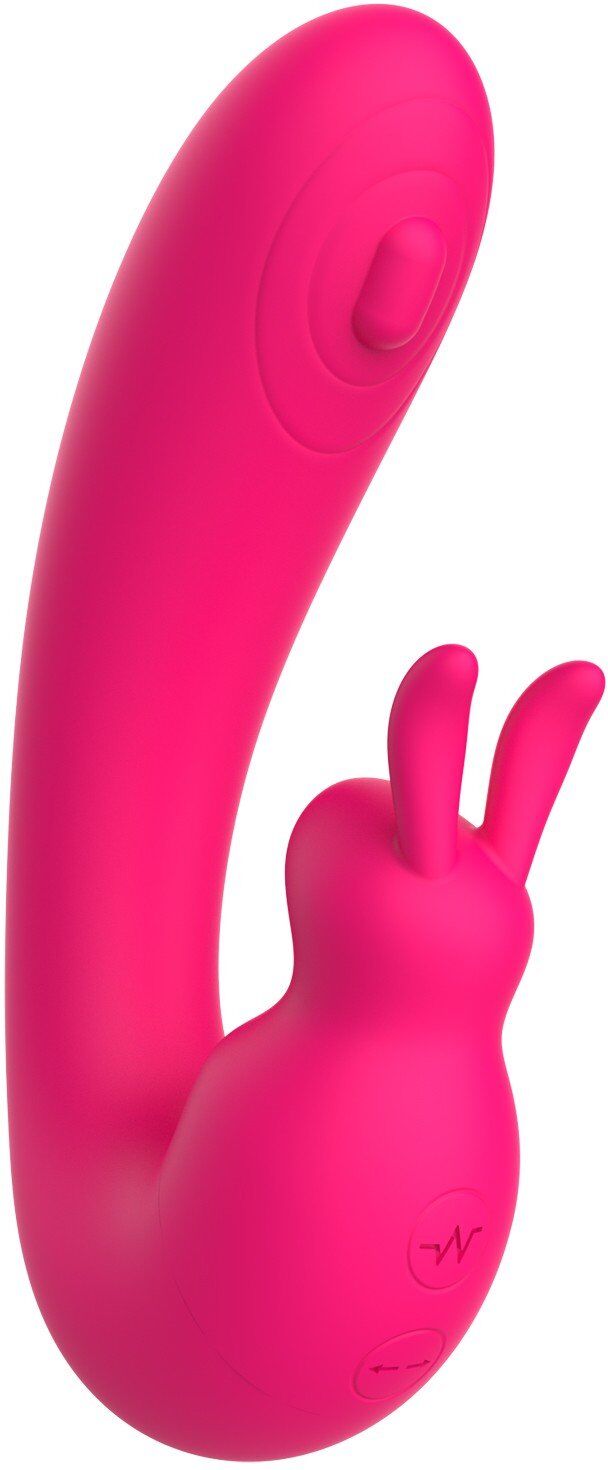 NV TOYS Vibromasseur 2 en 1 G-spot et C-spot USB Kala rose - WS-NV084