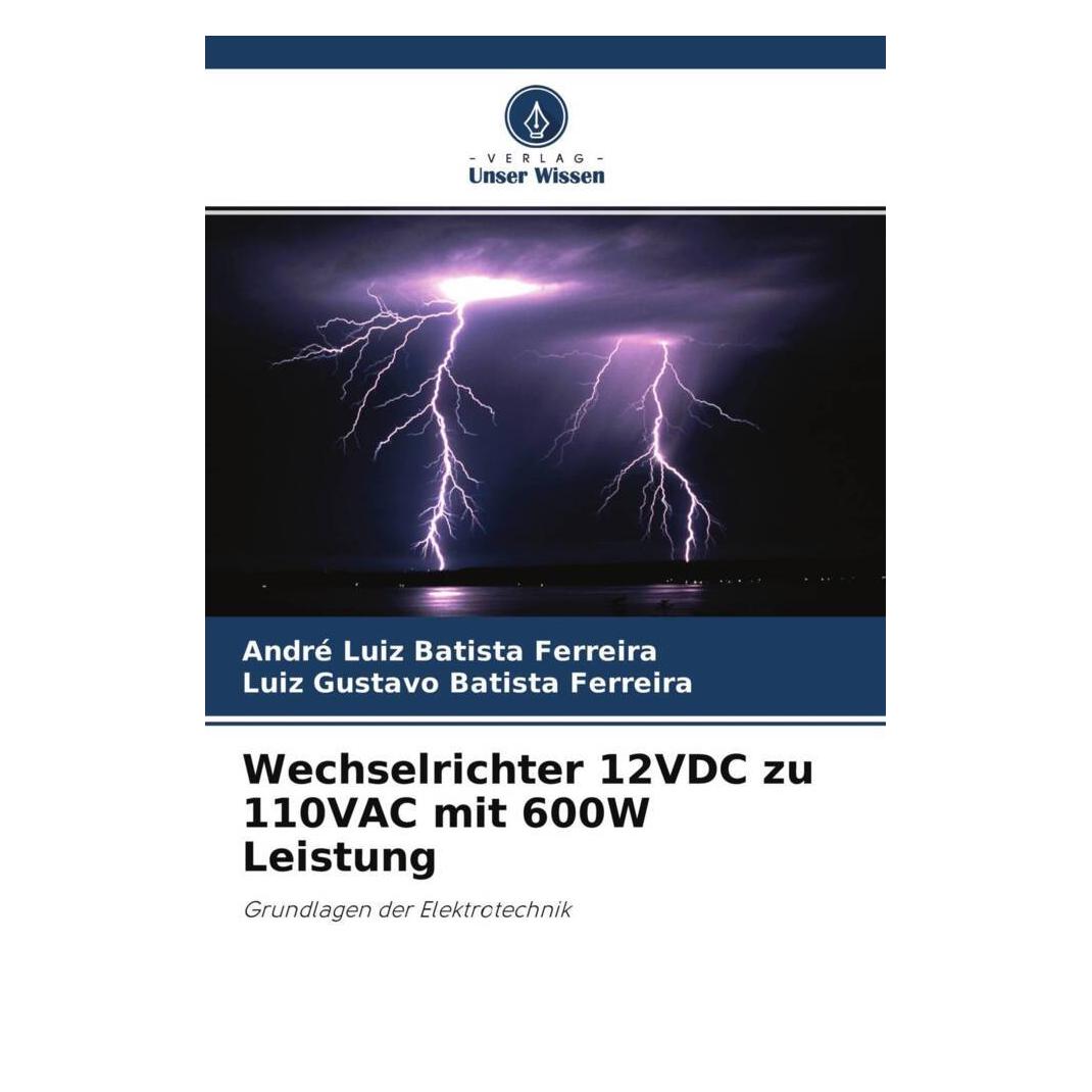 Unser Wissen Wechselrichter 12VDC zu 110VAC mit 600W Leistung (56227289)