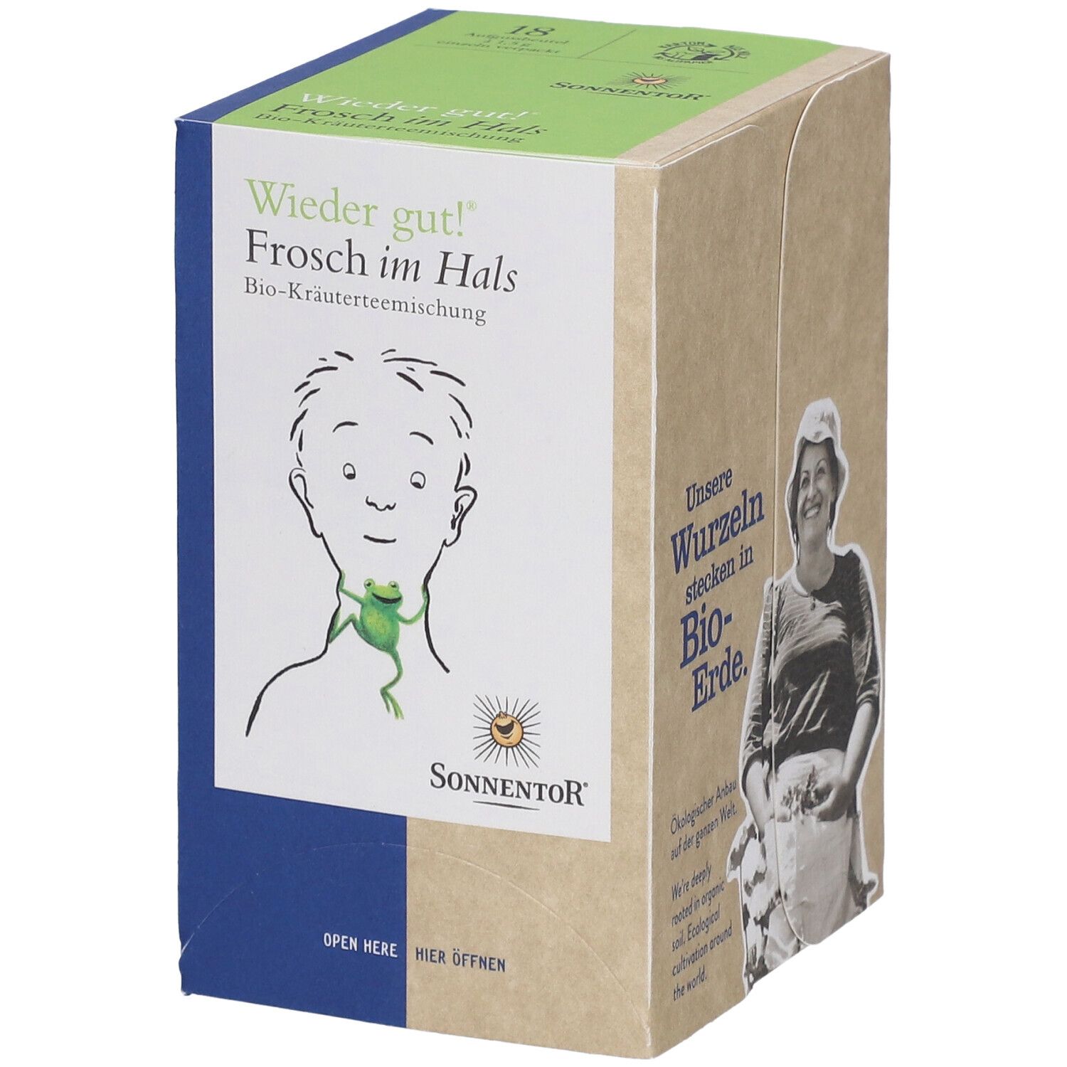 Sonnentor W-Gut TEE Hals Bio 18 St Filterbeutel