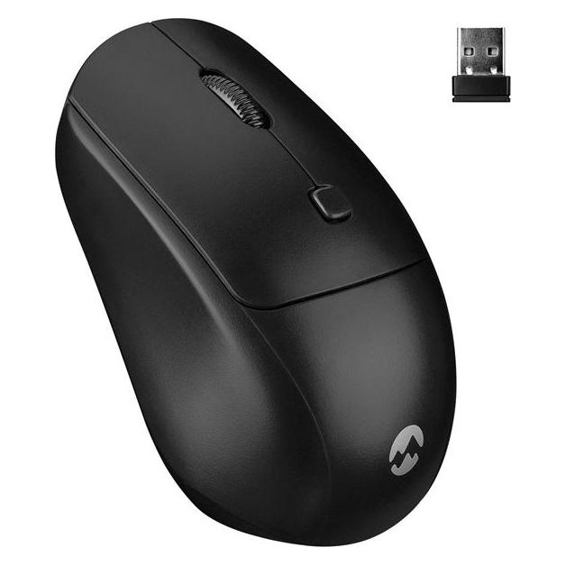 Everest Vezeték nélküli Egér - SM-320 Black (1600 DPI, 4gomb, optikai, Fekete) (Kabellos) (PEREVESM-320B)