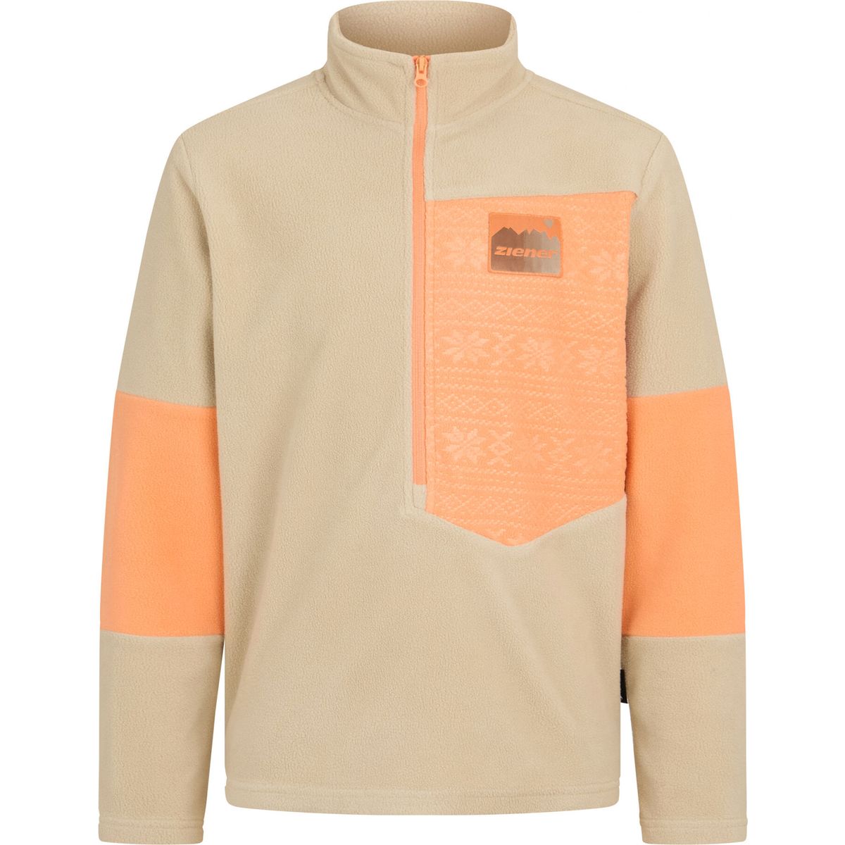Ziener Jamino-z Midlayer Junior Unisex soft taupe (671) 152 135026-671-152