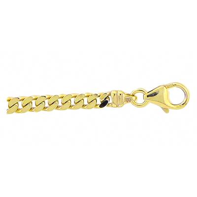 Armband ADELIA´S "21 cm Flachpanzer Armband 333 Gold ( 8K )", gold, Armbänder, Damen, 21cm, Gold, Armband, Goldarmband