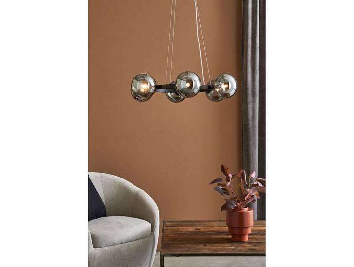 Circle 6 Suspension Noir/Fumé - Markslöjd - Salon / séjour - Métal - Multi-ampoules