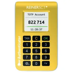 Reiner SCT Authenticator, Zwei-Faktor Authentifikation, gelb
